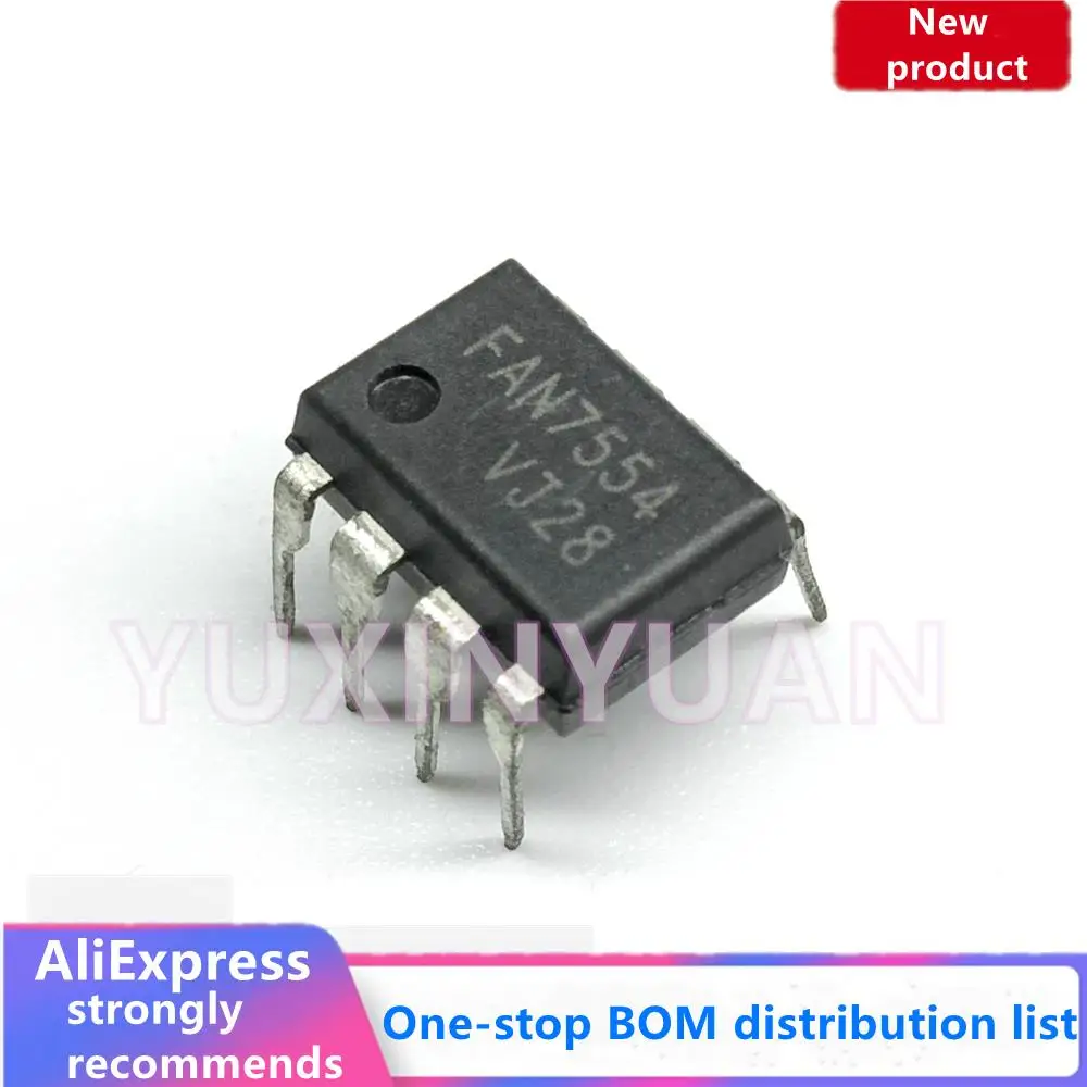 

FAN7554 DIP8 IC NEW IN STOCK 5pcs/lot