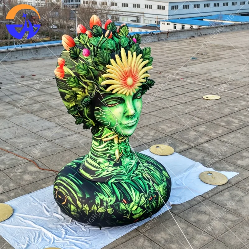 

Customized Inflatable Large Spring Goddess Model Outdoor Commercial Promotion Exhibition Event Decoration Props