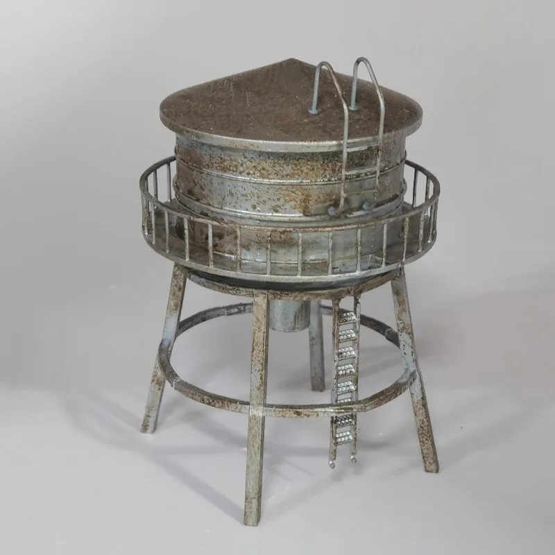 Diorama 1/64 Water Tower Model City Water Tank Building Model Scene Accessory
