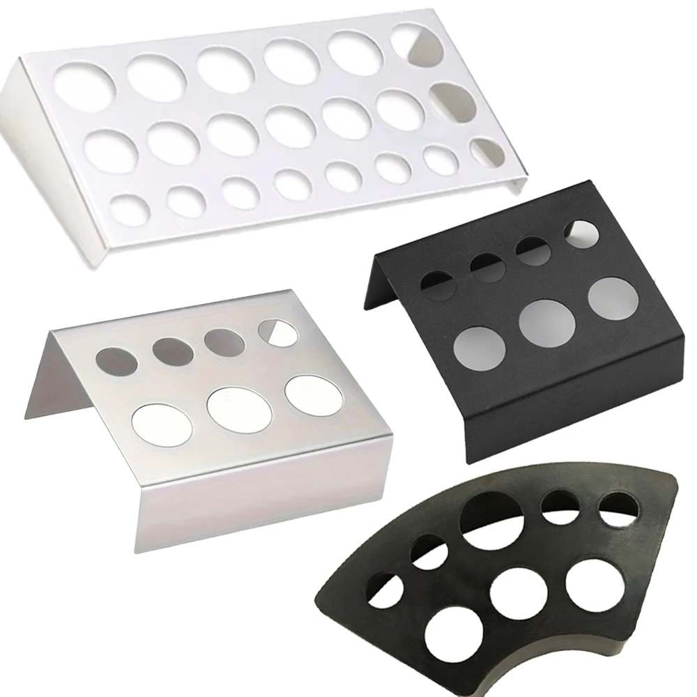 KVM 7/8/21 Holes Tattoo Ink Cup Holder Stand Tattoo Tool Pigment Black Container Makeup Accessories for Body Art Tattoo Supplies