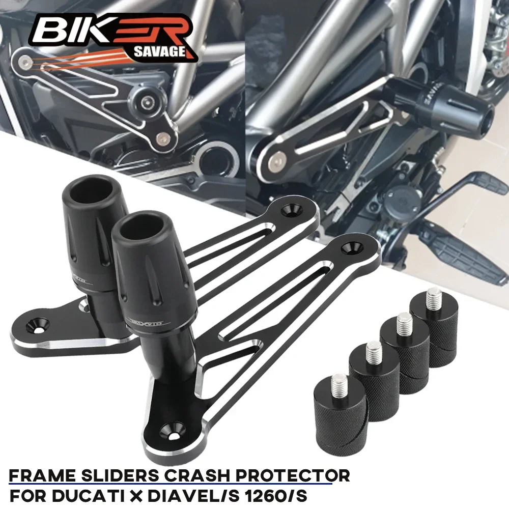 

Frame Sliders Crash Protector For Ducati XDiavel S Diavel 1260 1260S 2016-2022 Motorcycle Accessories Bobbins Falling Protection