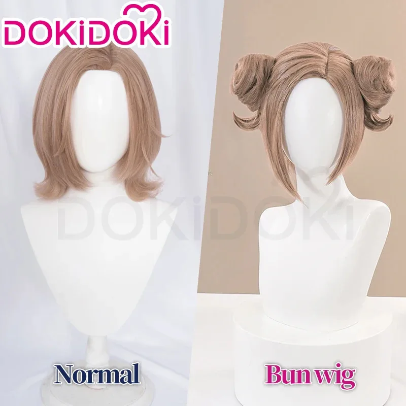 2025 جديد في المخزون أنيمي تأثيري DokiDoki المرأة قصيرة براون مقاومة للحرارة شعر مستعار كوماتسو نانا تأثيري ☆ ★ ee ☆ ★