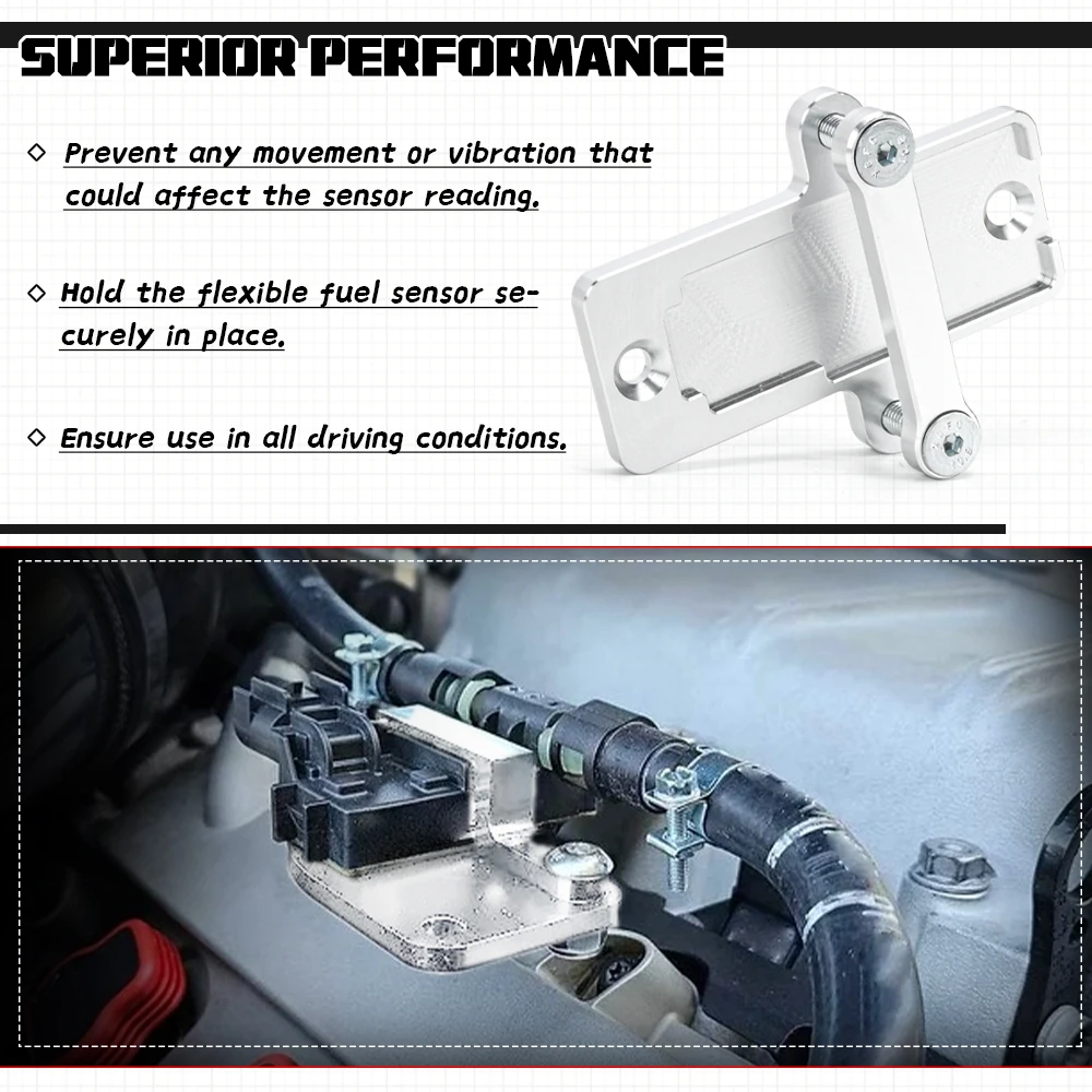 Flex Fuel Content Sensor Mount Bracket For GM Continental Style AC Delco 13577429 57824279