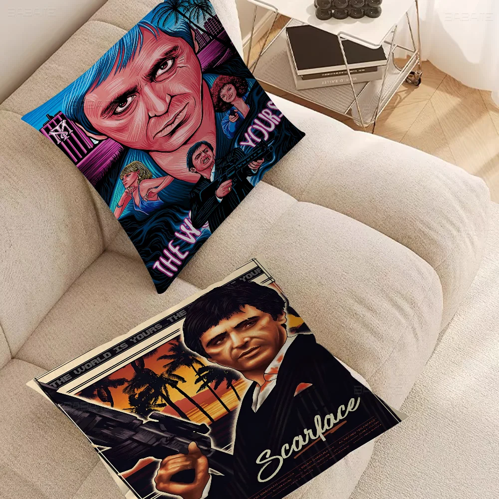 Scarface The World is Yours  Pillow Cover Design cushion Cover decor Holiday Decorati