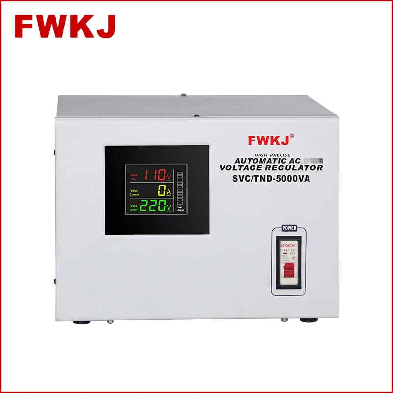 

AVR-5000VA 5 кВт однофазный стабилизатор напряжения с регуляторами напряжения переменного тока 220 В/стабилизаторами для кондиционера