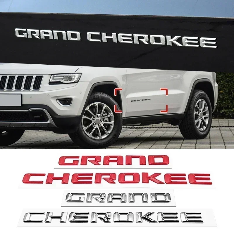 

3D-наклейка на автомобиль, эмблема на крыло, логотип для Jeep Grand Cherokee WK2 WK WJ SRT 2013 2014 2015 2016, аксессуары для стайлинга автомобиля