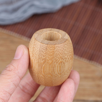 1 pc Bamboo Toothbrush Holder Wooden Toothbrush Bathroom Stands Natural Vegan Toothbrush Accessories Tools