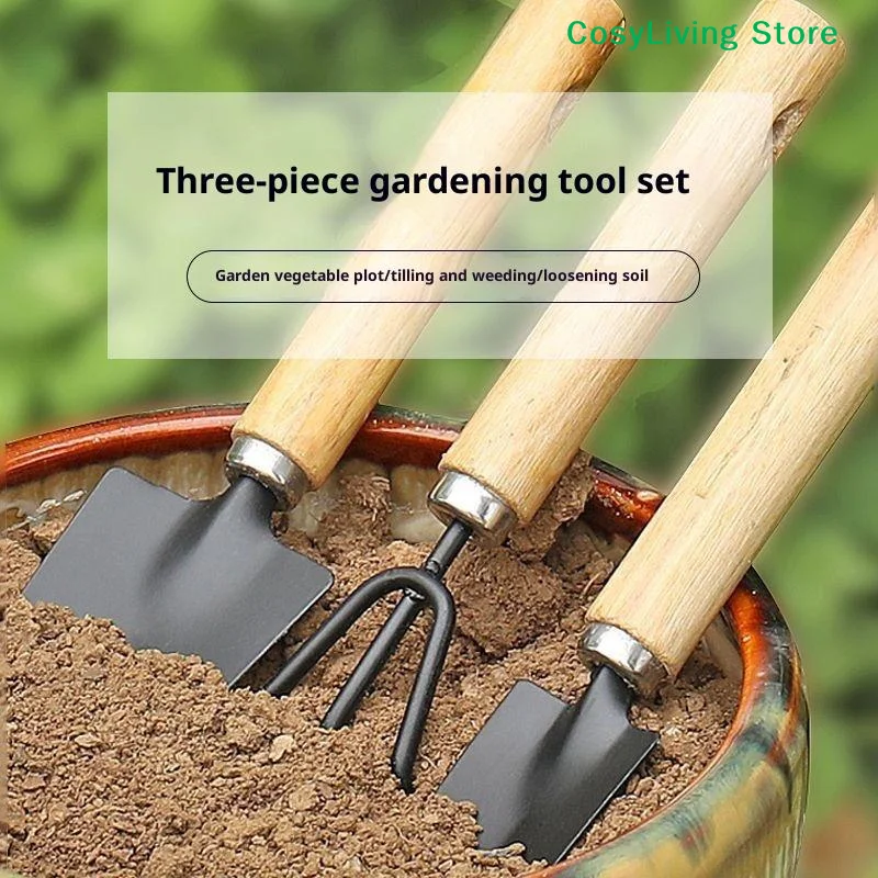 3Pcs/Set Small Plants Garden Tools For Garden Plants Flower Pot Cactus Vegetables Digging Weeding Indoor