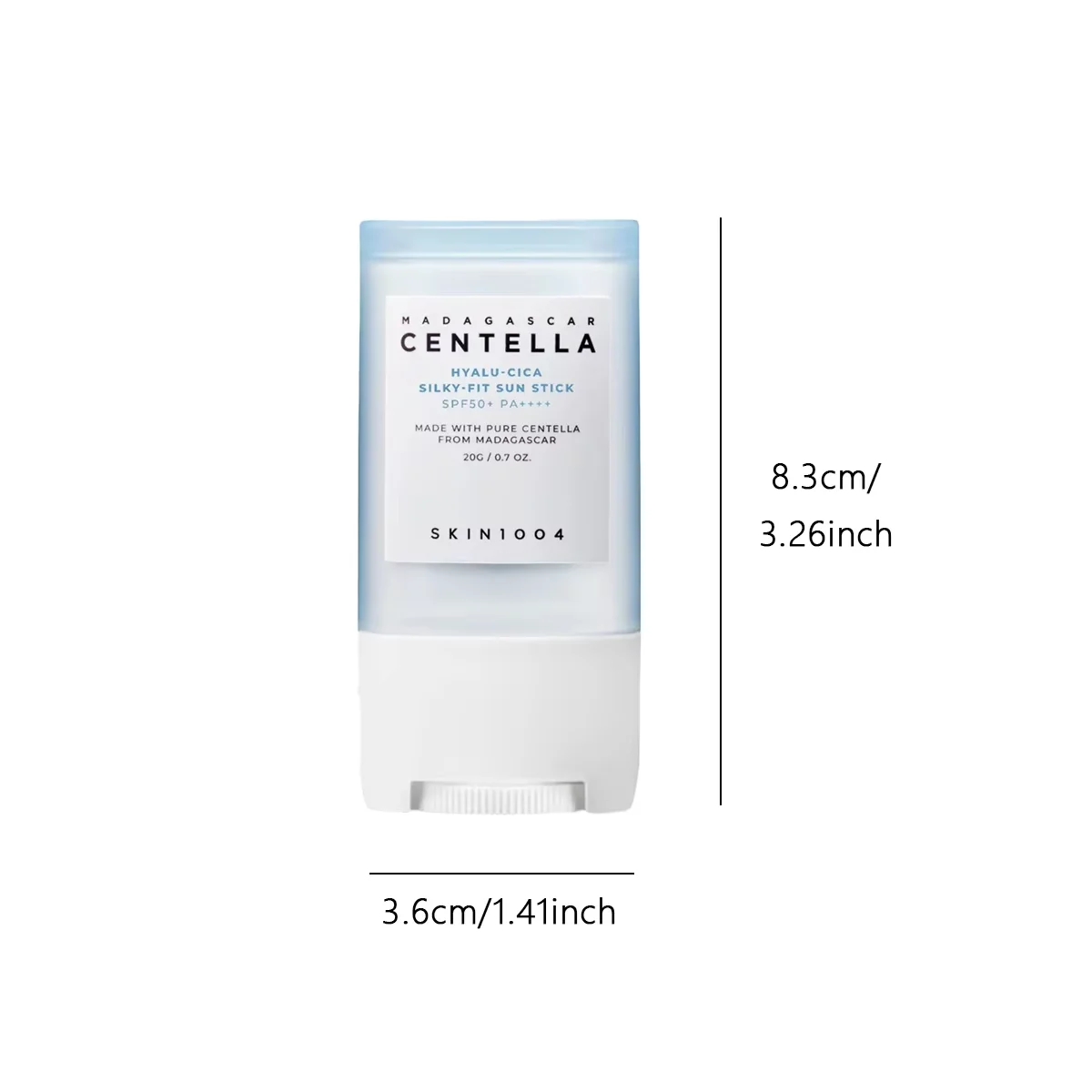 SKIN1004 Madagascar Centella Hyalu-Cica Silky-Fit Sun Stick,Hydrous Silky Texture,Quick Absorbing,Korean Skincare,Korean Makeup view 3