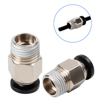 FLSUN QQ-S PRO 3D Printer Part Extruder Pneumatic Fitting Connector Extrusion 4mm PTFE Tube Feed