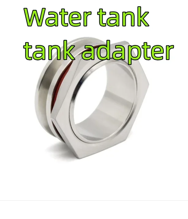 

Sanitary grade clamp quick installation water tank connector, lock head food grade water tower inlet and outlet interface, 304