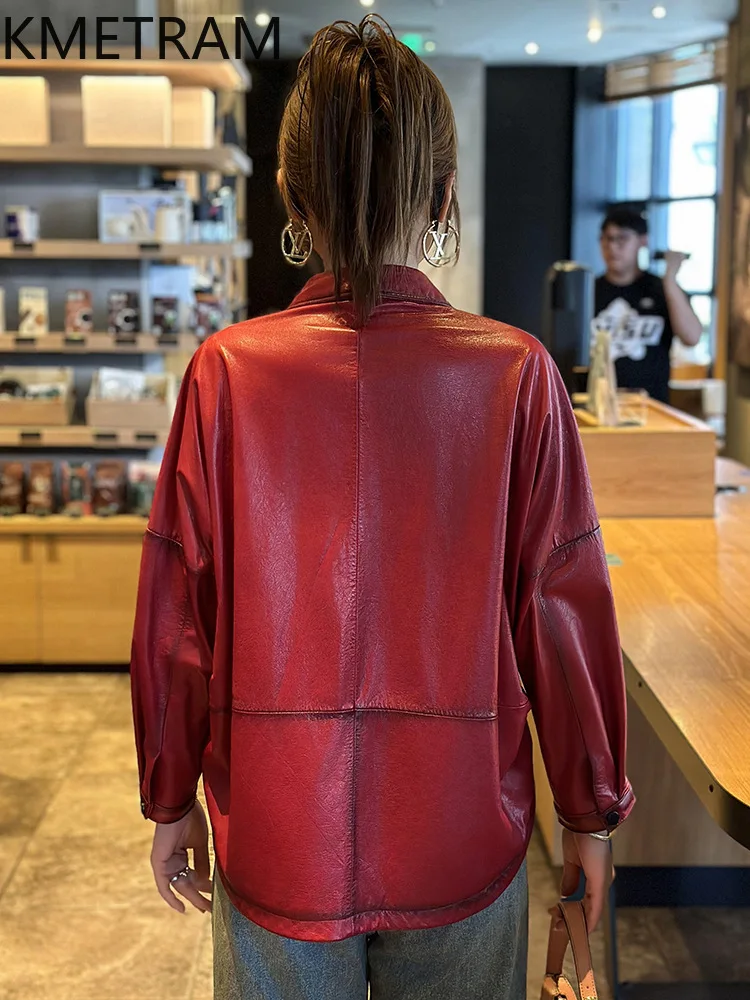 100% Real Cowhide Jacket Woman High Quality Short Genuine Leather Jackets Women New in Outerwears Fall Clothes 2025 Chaquetas