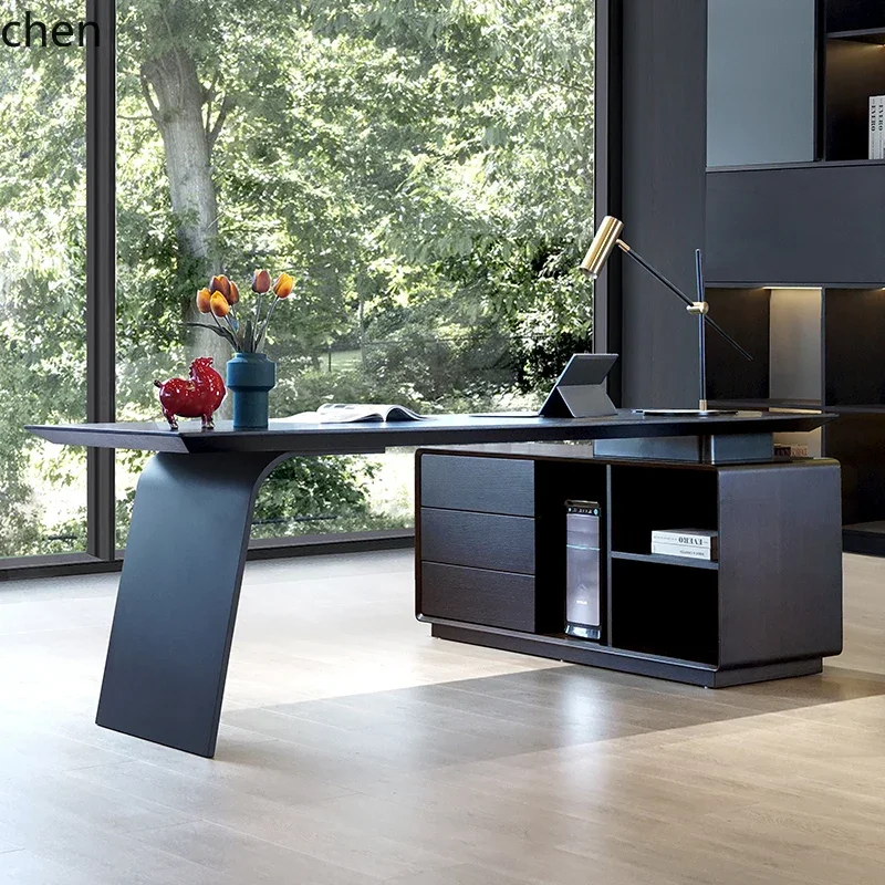 minimalist design study home desk writing desk corner desk modern simplicity