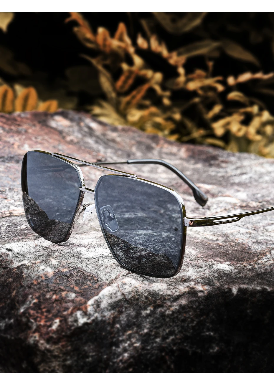 CAPONI Nylon Polarisierte Sonnenbrille Für Männer Platz Fahren Modische Legierung Shades Anti-Glare UV400 Schutz Sonnenbrille CP1325 – Detail 3