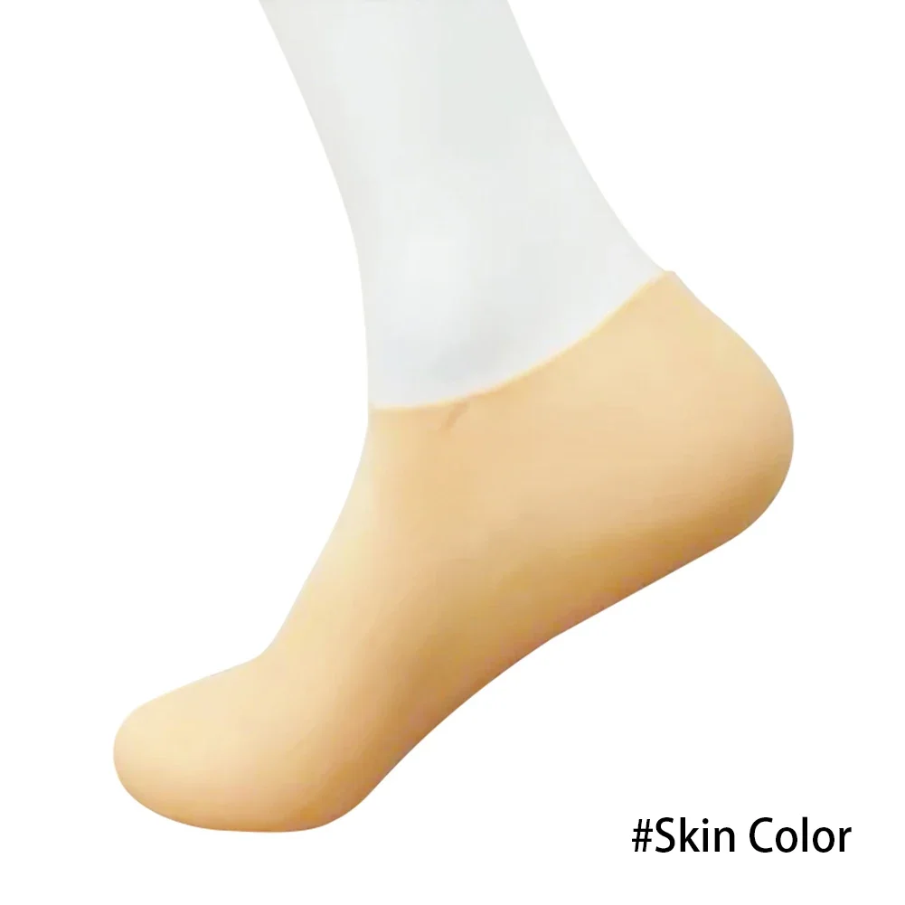 Calcetines de silicona para el cuidado de los pies, Gel hidratante antigrietas, piel muerta agrietada, Protector, alivio del dolor, antideslizantes, 2 uds.