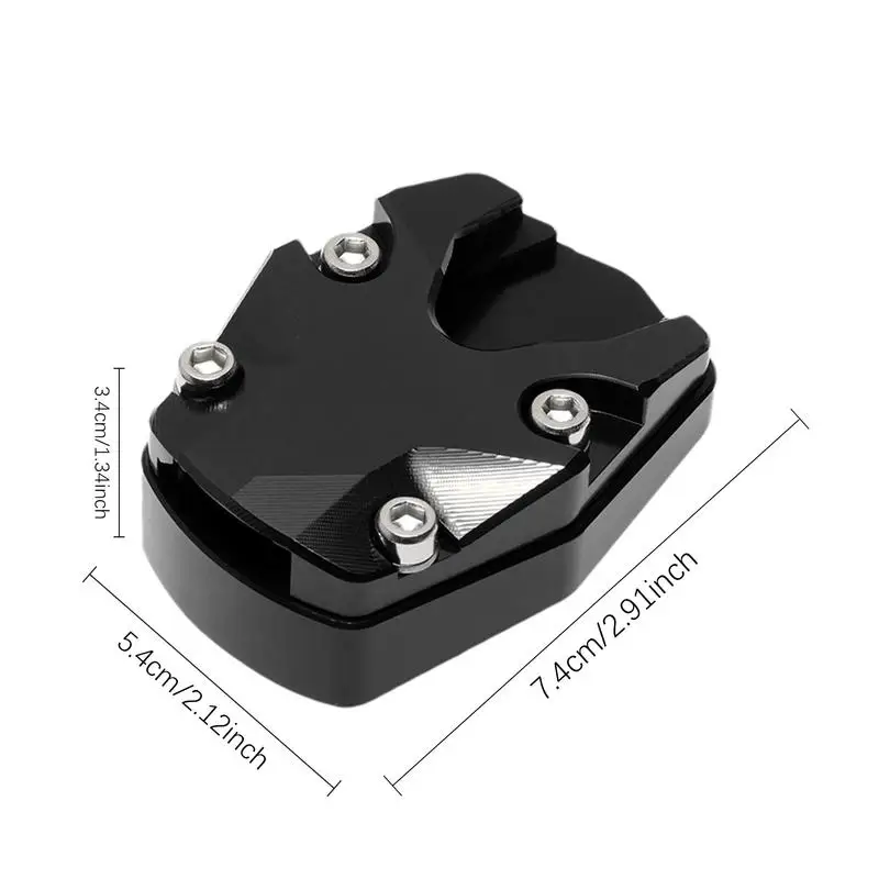 Unversal Scooter Motor Bike Kickstand Extender Foot Accessories Side Stand Extension Pad Support Plate Anti-skid Enlarged Base