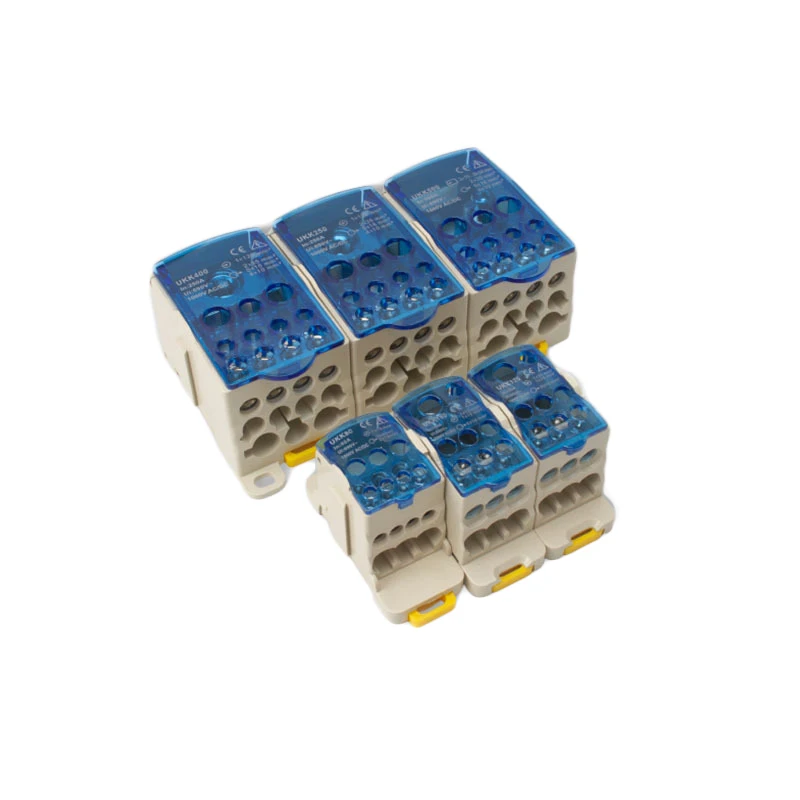 Distribution Box One In Several Out Power Universal Electric Wire Connector Din Rail Copper Wiring Terminal Block Junction Box