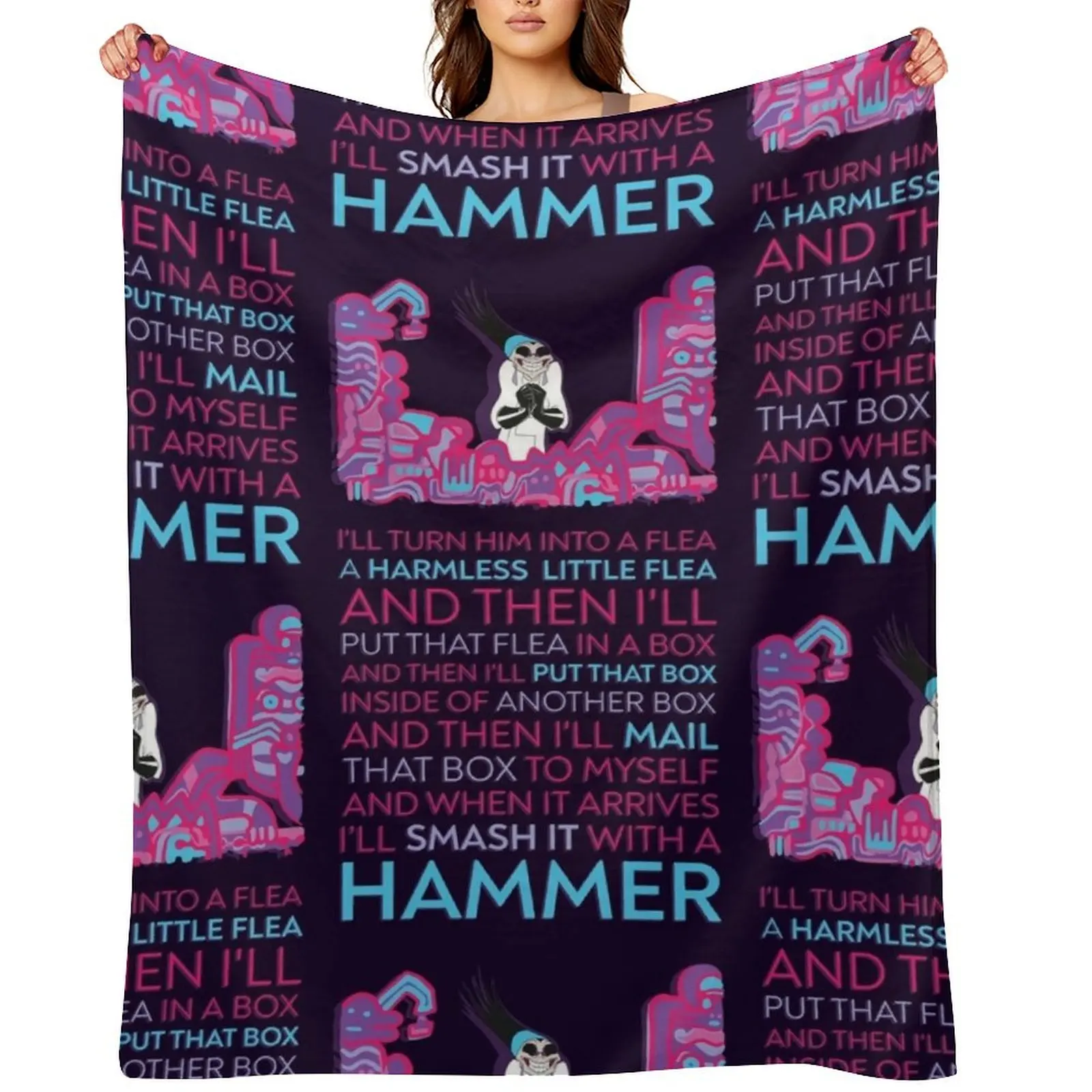 

Put that Flea in a Box Throw Blanket For Sofa Thin blankets and throws Bed Fashion Sofas Blankets