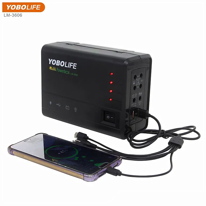 YOBOLIFE solar lighting kit for outdoor work for camping