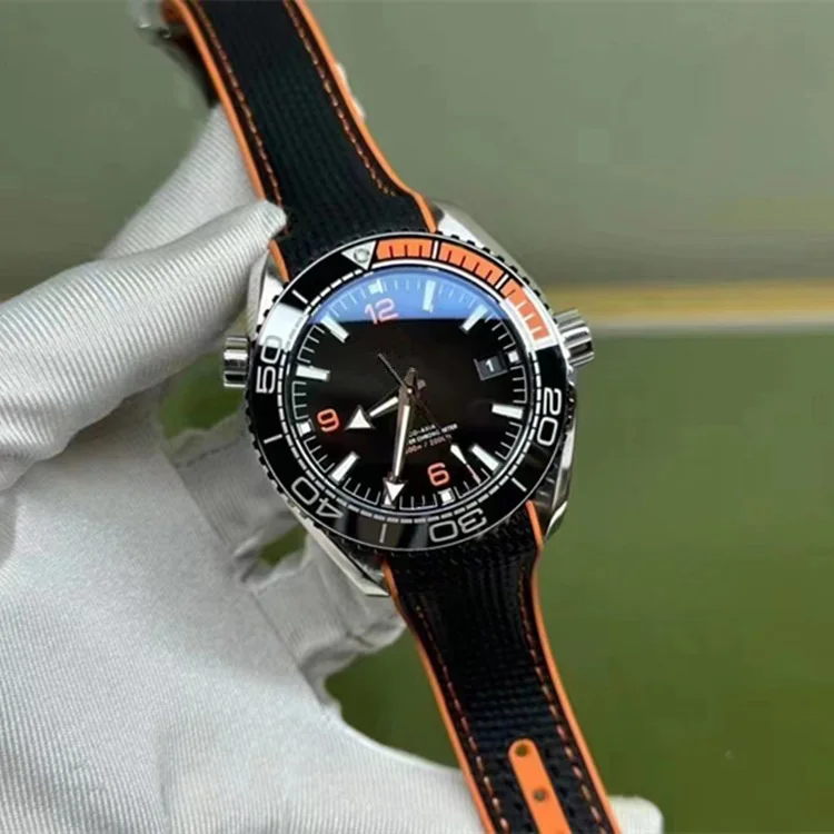 NEW Men\'s watch rubber casual simple multi-functional waterproof fully automatic mechanical 8900 movement diving sports watch