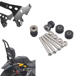Motorcycle Sissy Bar Rack Backrest Docking Hardware Mounting Kit Detachable For Harley Sportster XL 1200 883 Low XL883 2004-2019
