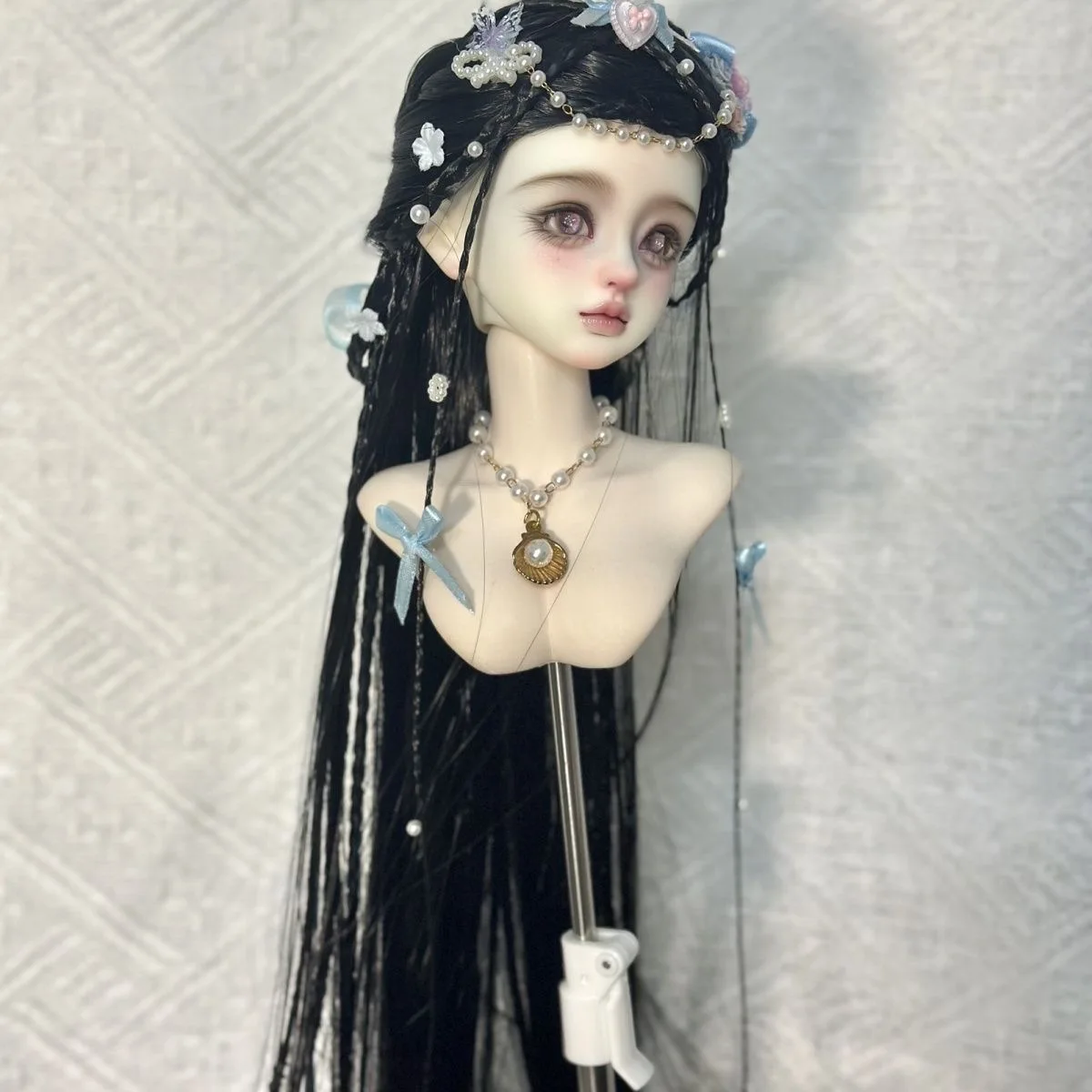 Wigs doll accessories, doll wig high temperature braided hair, 1/3 1/4 1/6 BJD doll hair bjd wig free shipping​