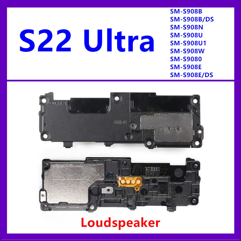 Loudspeaker For Samsung Galaxy S22 Ultra 5G SM-S908B S908E/DS S908U S908N Loud Speaker Buzzer Ringer Replacement S22U ﻿