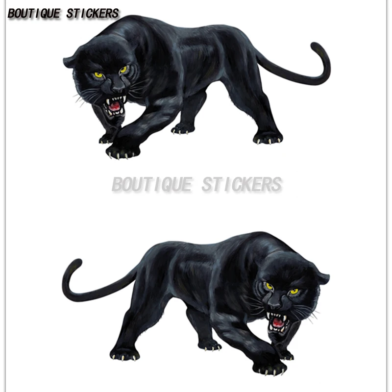 

Fun Panther Car Stickers Reflective Waterproof PVC Decal Suitable for Motorcycle Bumpers Skateboards Car Windows Laptops