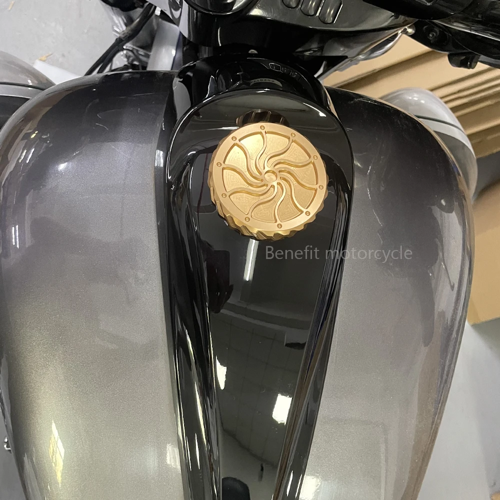 

For Harley Sportster XL883 XL1200 Dyna Softial CVO Road Glide Street Glide Fuel Tank Cap Oil Tank Gas Cover Motorcycle Aluminum