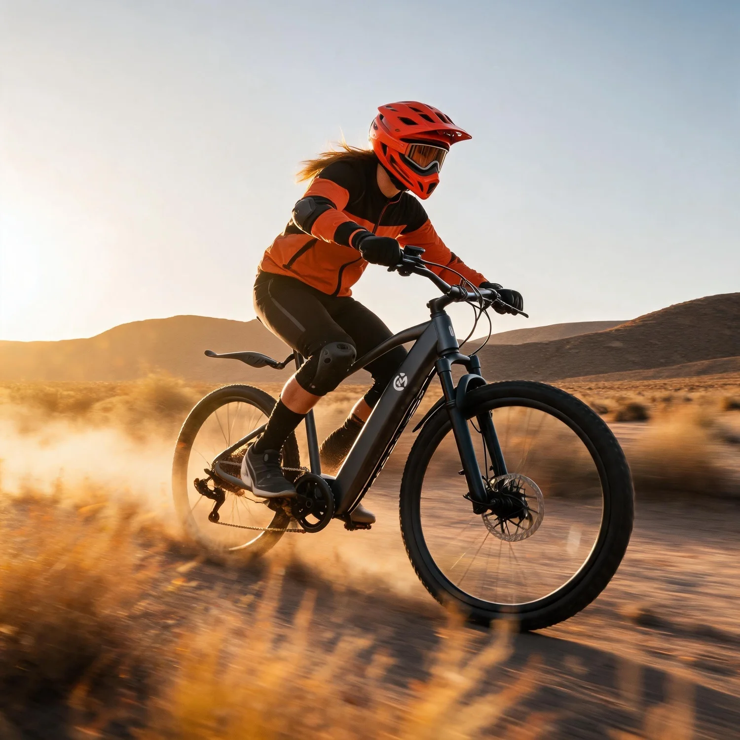 Electric Mountain Bike, 500W Motor, Full Suspension, Pedal Assist, Removable Battery, Free Lock & Tool Kit, for rough terrain e-bike, trail racing ebike view 7