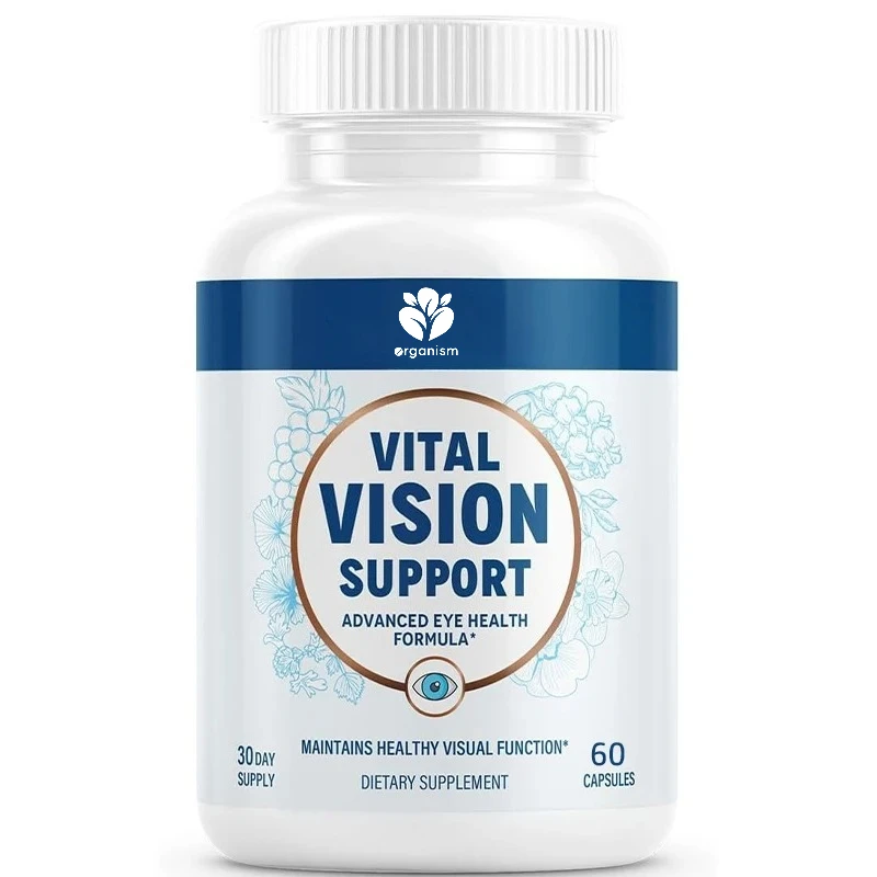 

Eye Health Supplement with Vitamin A, Lutein, Beta Carotene & Antioxidants – Eye Vitamins Support Hydration