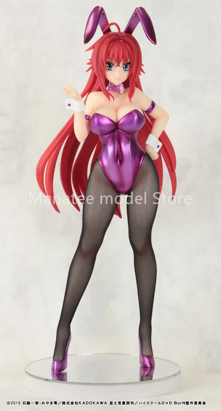 Kaitendo Original High School D x D BorN Rias Gremory Purple Bunny ver. 1/6 PVC Action Figure Anime Model Toys Doll Gift