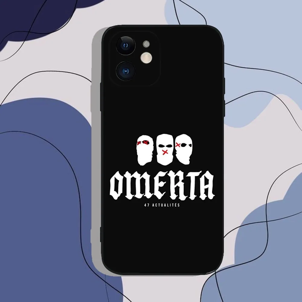 الهيب هوب Maes Omerta جراب هاتف آيفون 16 15 14 13 12 11 برو ماكس Mini X XS SE 7 8 Plus 16E للصدمات عدم الانزلاق غطاء Fundas