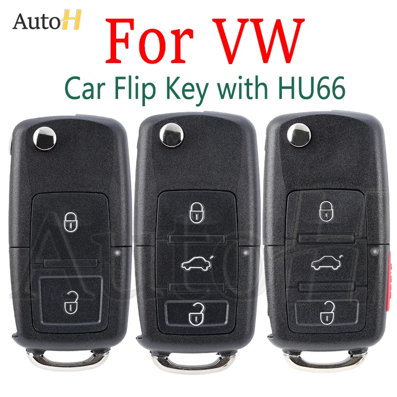 

Автоматический складной чехол для ключа для VW Volkswagen Golf Mk6 Tiguan Passat CC SEAT Skoda Octavia 2/3/4, чехол для смарт-ключа автомобиля