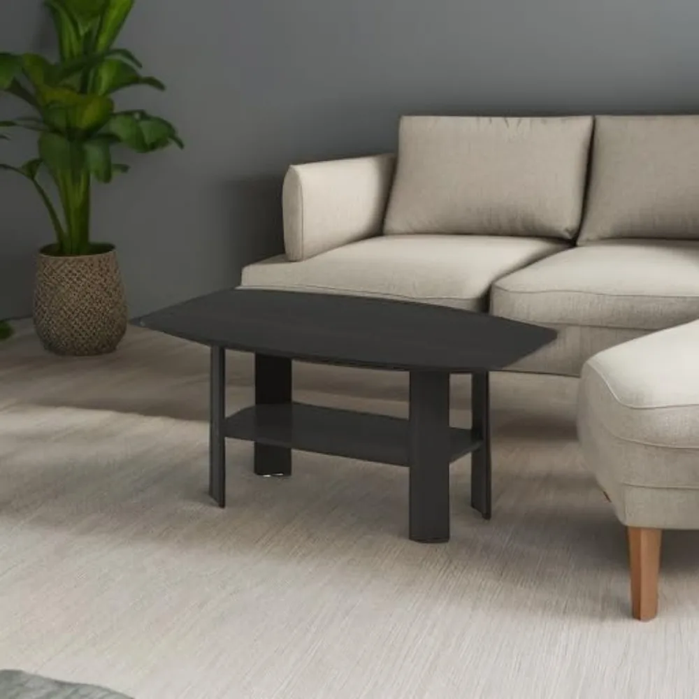 2025 NEW Furinno Simple Design Coffee Table, Espresso