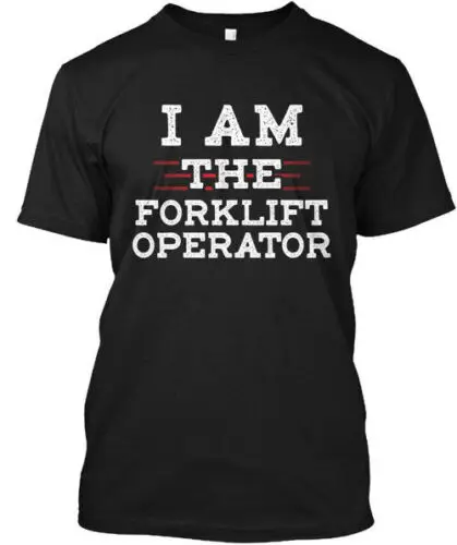 Forklift Operator Couple  T-Shirt Made in the USA Size S to 5XL