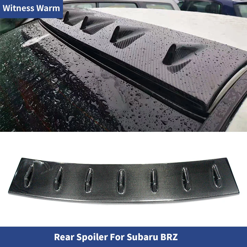 Real Carbon Fiber Shark Fin Wing Rear Roof Spoiler for Subaru Impreza Wrx Sti 8th-9th Rear Spoiler Wings