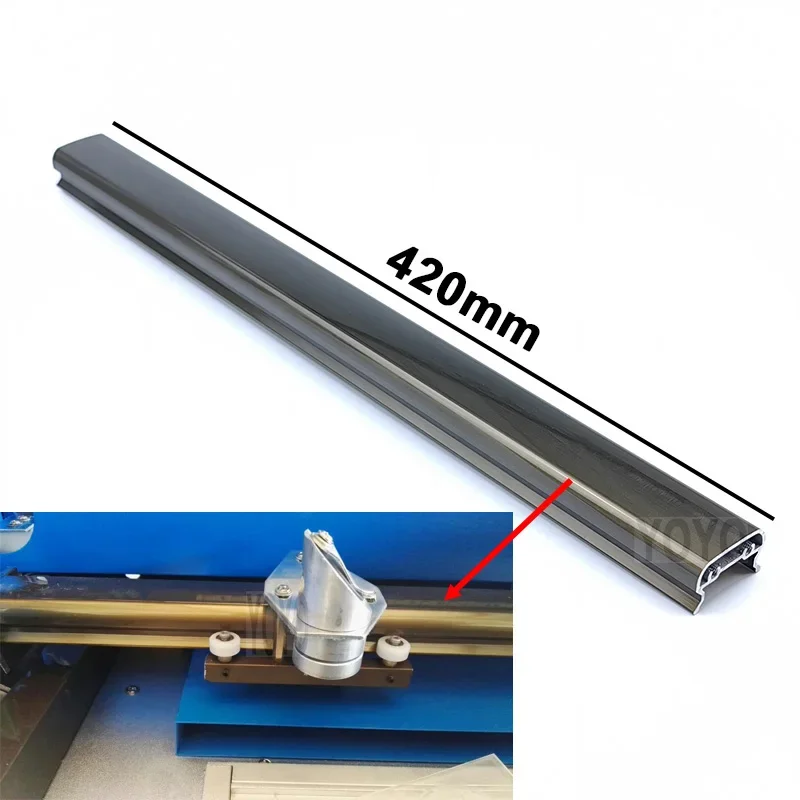 

CO2 Laser Engraving Machine Trolley Guide Rail 42cm Linear Sliding Rails Kits Mechanical Parts for DIY 3040 K40 K3020 Cutting