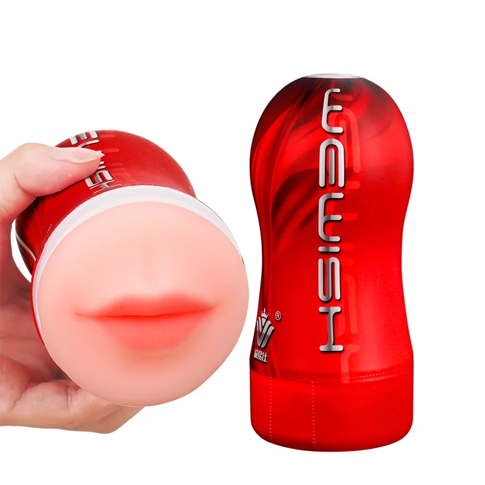 Sex Toys for Men Pocket Pussy Real Vagina Male Masturbator Sucking Cup 3D Silicone Artificial Anal Mouth Toys for Adults 18