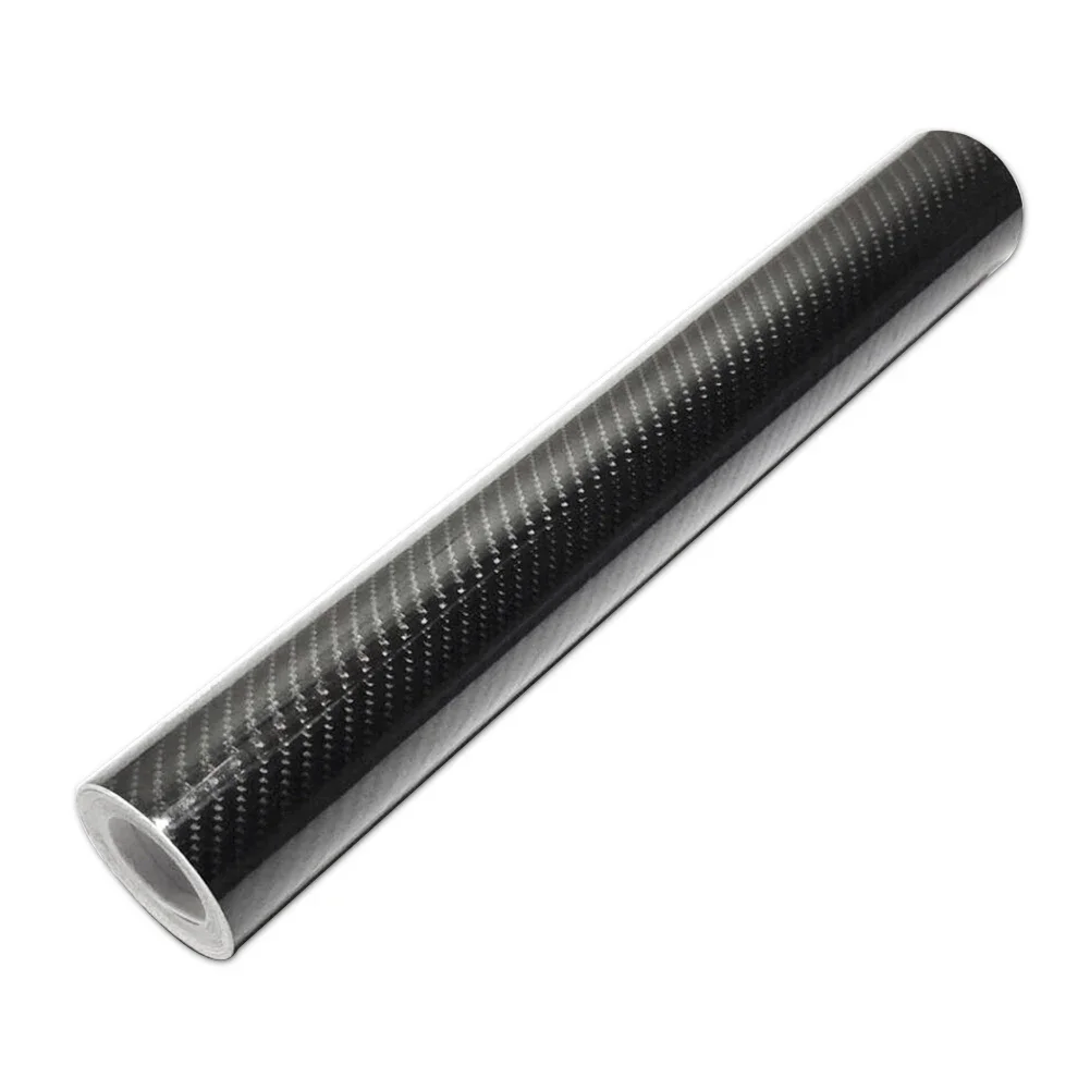 Yüksek Parlak 7D Karbon Fiber Vinil Wrap Film Su Geçirmez Araba