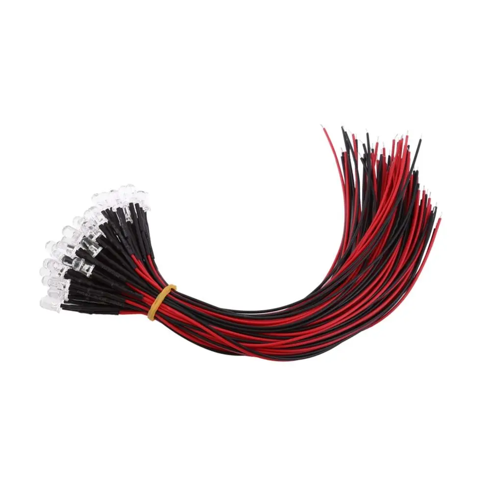 

50 шт. красочные 5 мм предварительно проводные светодиодные диоды DC12V красный синий оранжевый медленно мигающий DC12V светодиодные фонари рассеянные светодиодные лампы промышленные