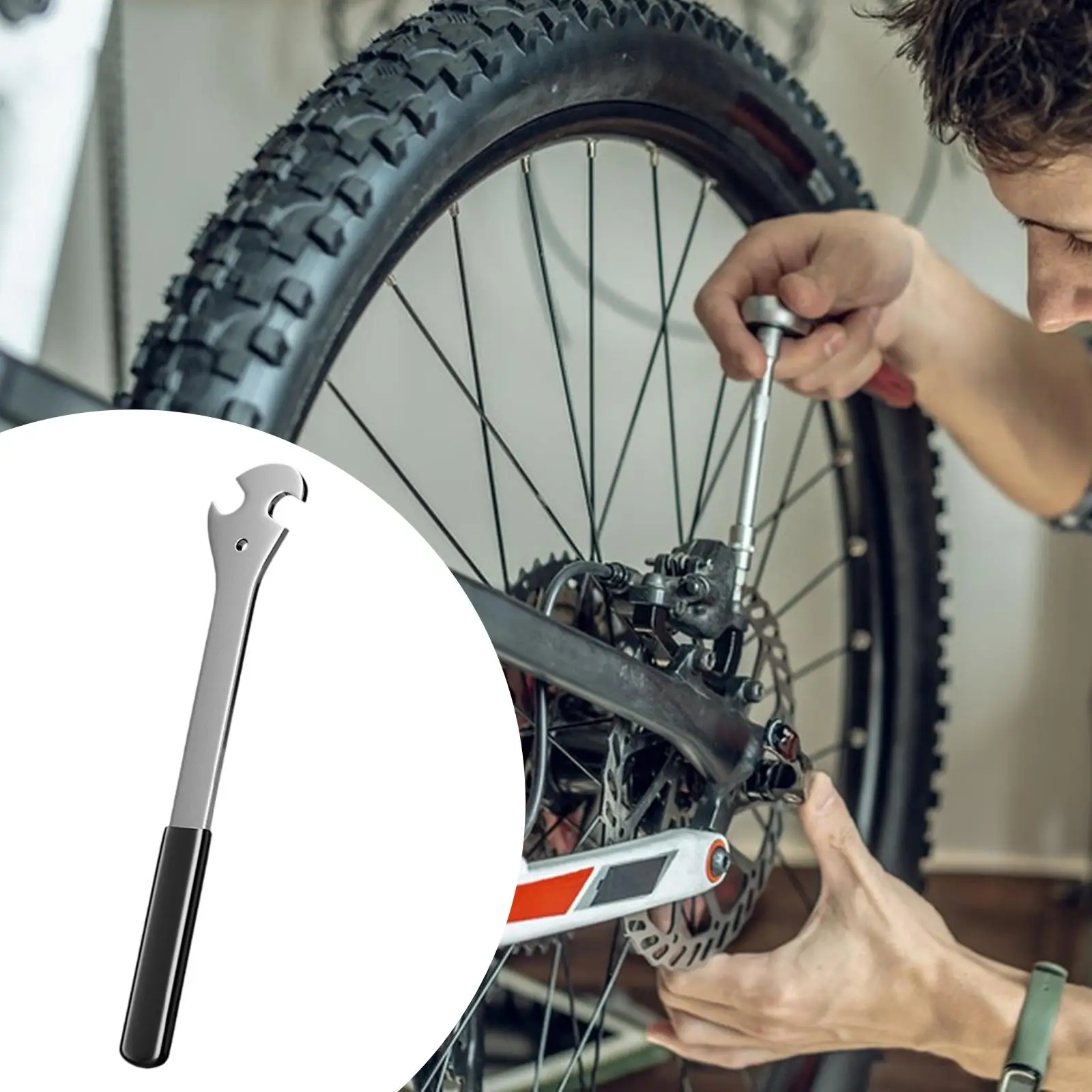 

Ключ для велосипедной педали Установка велосипедной педали с длинной ручкой для тяжелых условий эксплуатации