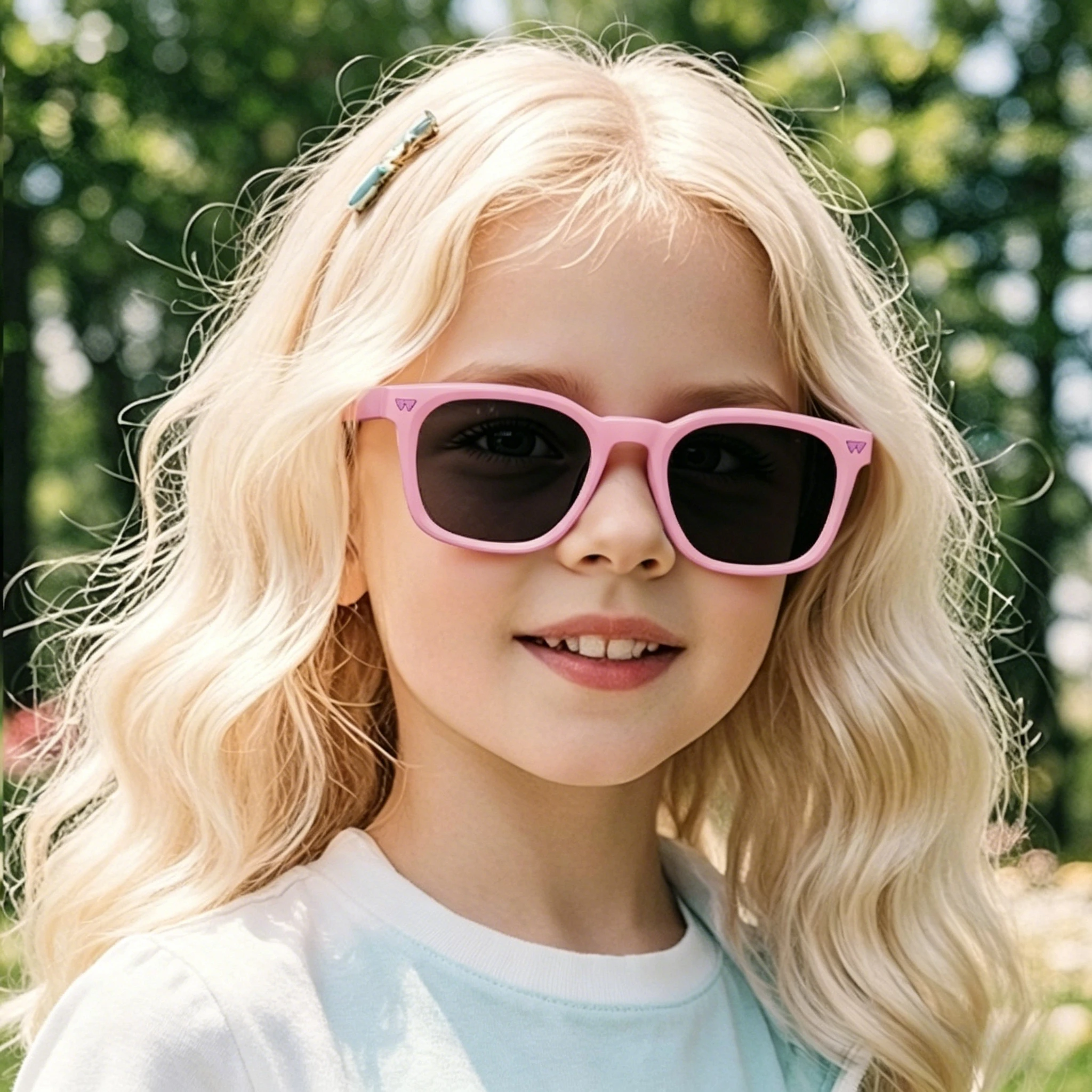 

Kid's Sun Glasses 2026 Frame Silicone Fashion UV-Protective Children's Eyeglasses Polarized