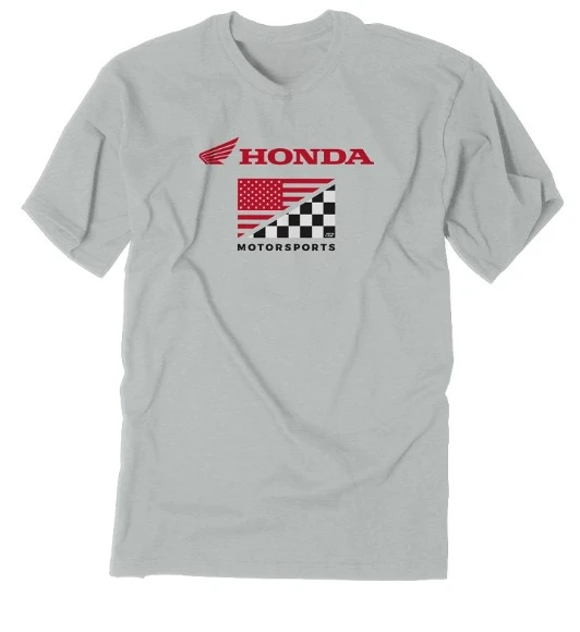 

Мужская хлопковая футболка Honda для гонок на мотоциклах, клетчатый повседневный летний топ 202, летняя дышащая уличная одежда
