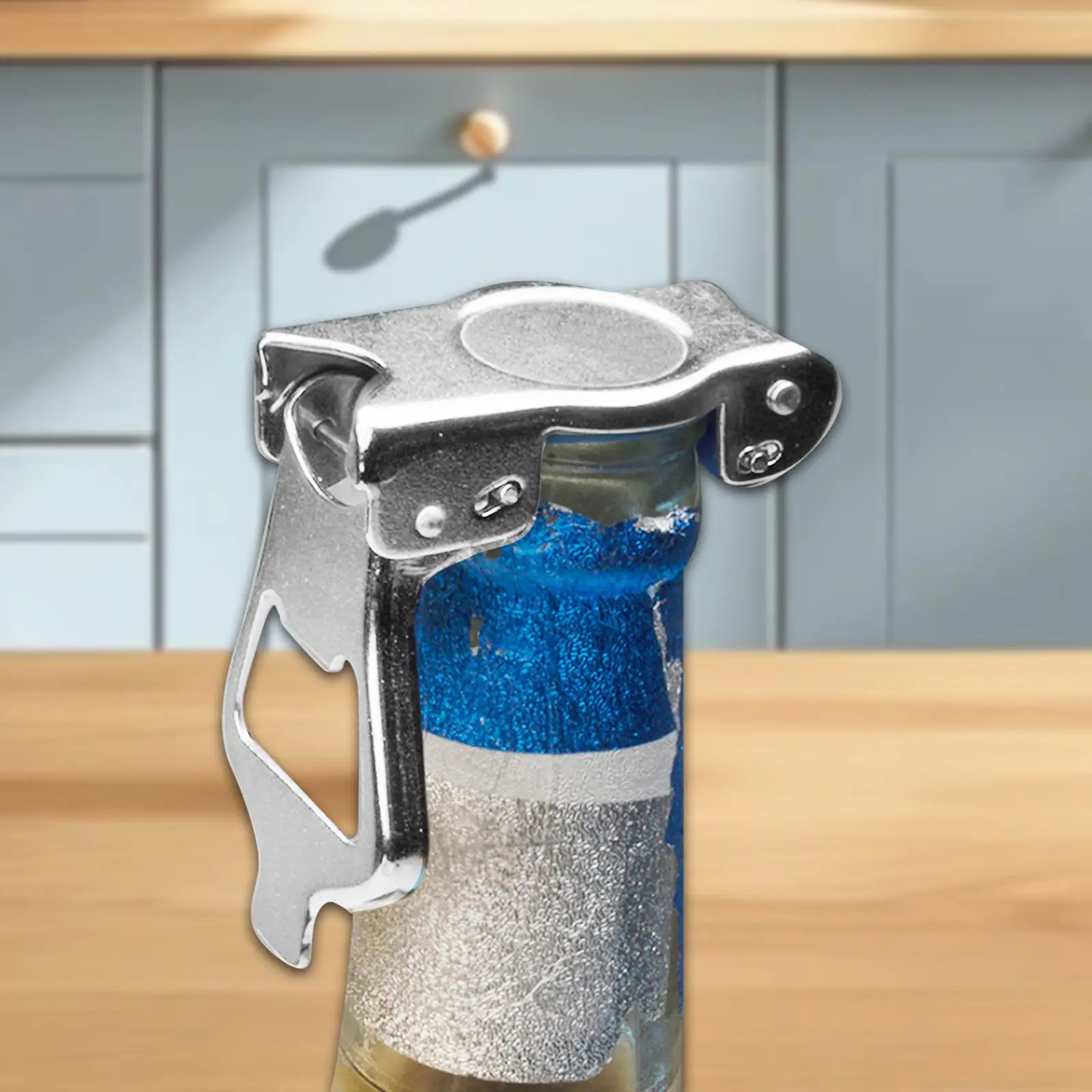 Folding Bottle Opener Easy Opening Beer Bottles Opener for Party KTV Picnic