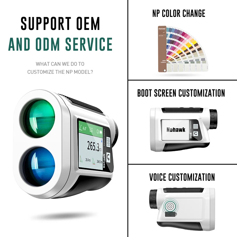 800 متر رائجة البيع يده OEM ODM تلسكوب مخصص نطاق Rangefinder جولف الصيد الليزر المدى مكتشف الصيد