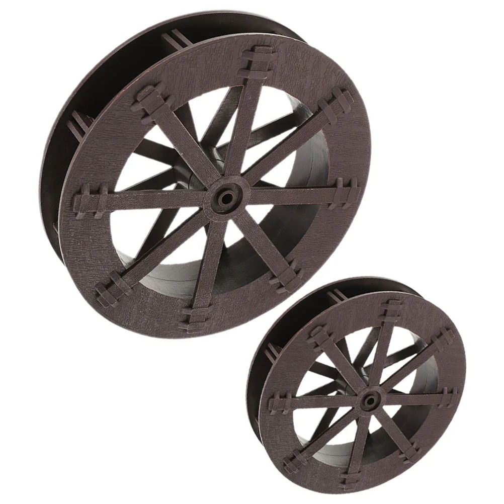 

2pcs Feng Shui Water Wheel 13 5cm 8cm Plastic Fish Tank Fountain DIY Aquarium Decor Waterfall Model Home