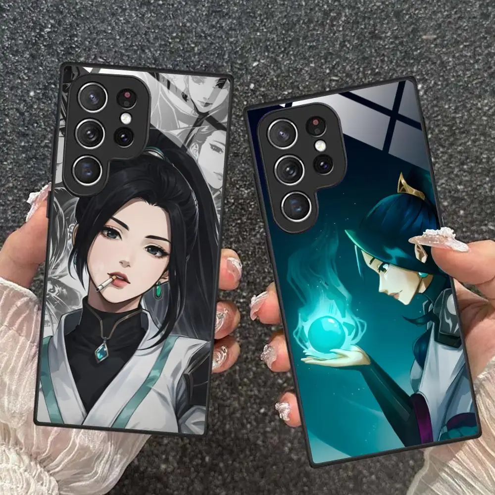 Valo Sage Phone Case for Samsung Galaxy S26 S25 S24 S23 S22 S21 S20 Note20 Plus FE Ultra Glass Protective Cover