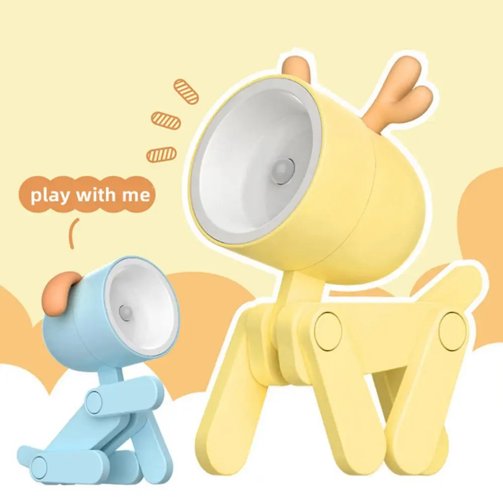 Unique Night Light Illumination Bedside Lamp One-key Start Decorative Foldable Reading Lamp Eye Protection LED Light