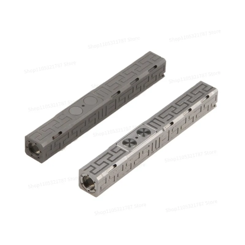 For Laser Flashlight, Stainless Steel Small Square Stick Small Square App Control, Fine Milling Pattern, Finger Star Pen